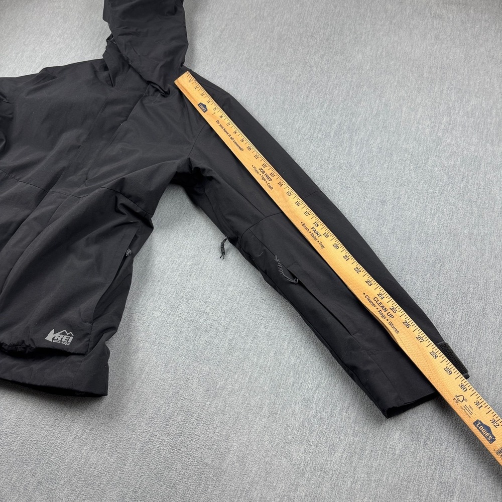 REI Jacket Womens Medium Black Powderbound Peak 2L Insulated Ski Waterproof - Picture 12 of 15